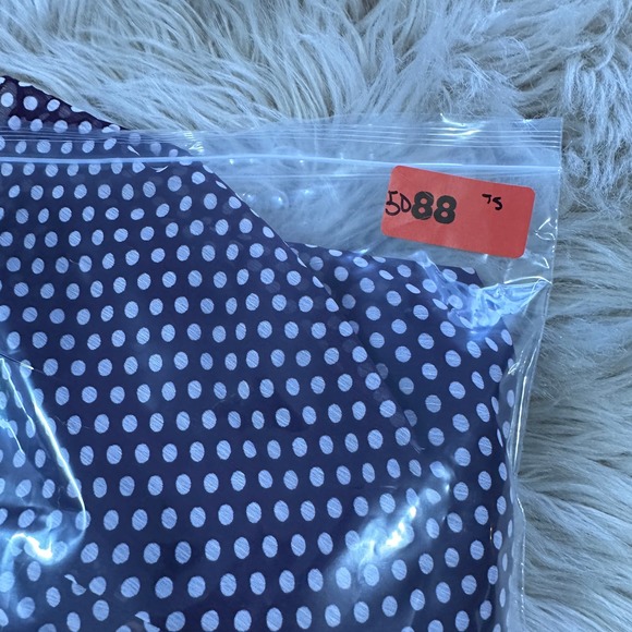 LIVERPOOL Polka Dot Dress Purple and White Puff Sleeve Fit & Flare Women's 6 - Picture 5 of 5